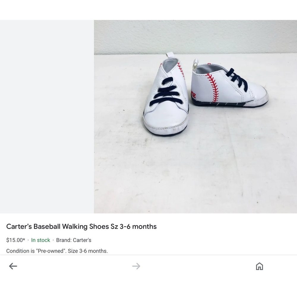 HOST PICK Home Run Baby Shoes NWOT (#2) - Picture 5 of 5